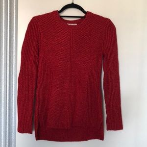 Madewell Red Crewneck Sweater